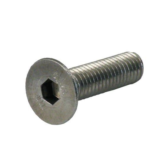 M8 x 20mm flathead allen bolt, stainless