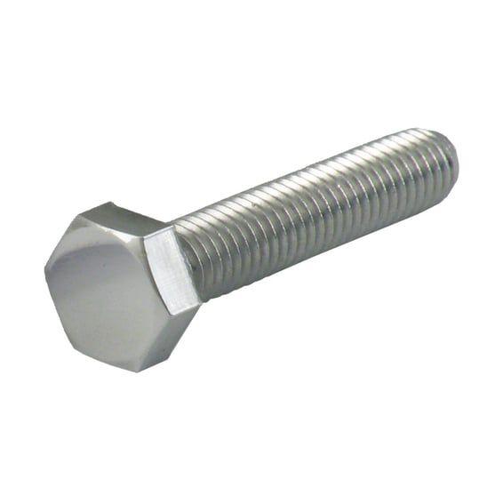 M6 x 70mm hex bolt, pol. stainless