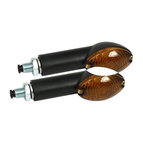 Cateye mini turn signals 40mm stem, black with dark lens