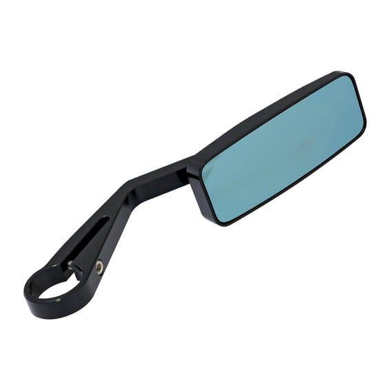Black action mirror, clamp-on bar end