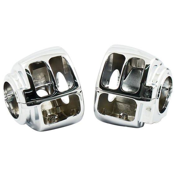 Switch housing set. Chrome