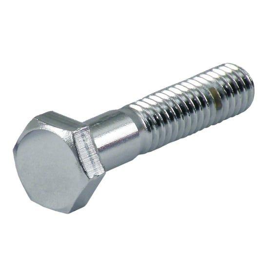 Chrome hex bolt 7/16 inch-14 x 2