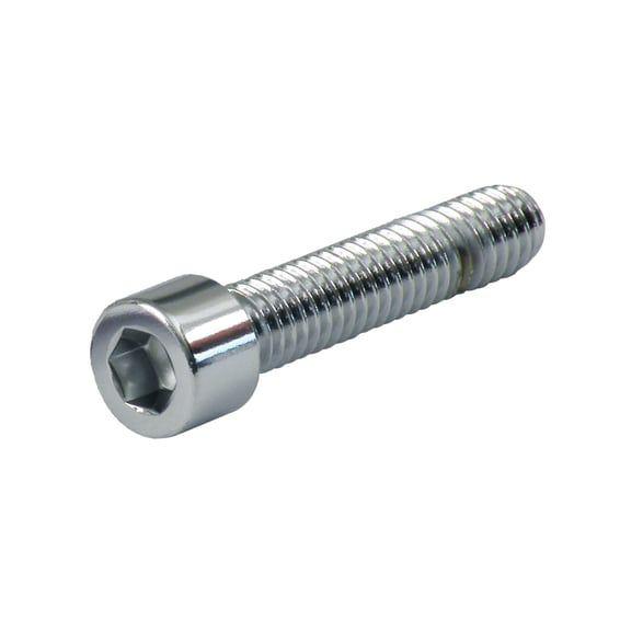 Polished allen bolt, chrome 1/2-13 x 3