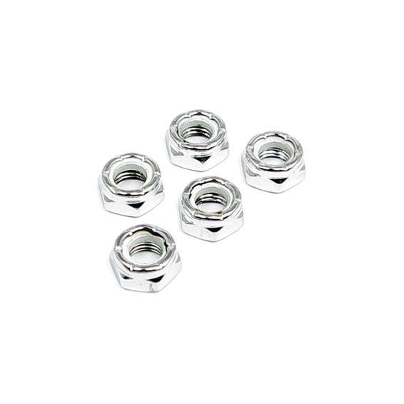 Jam lock nut chrome, 9/16-12