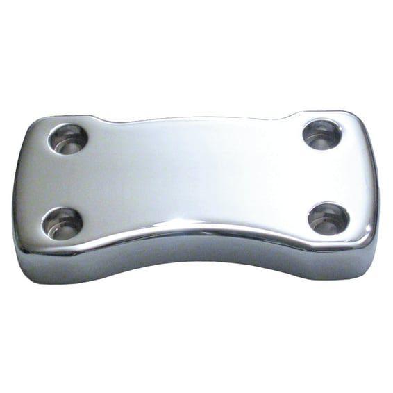 billet top clamp chrome
