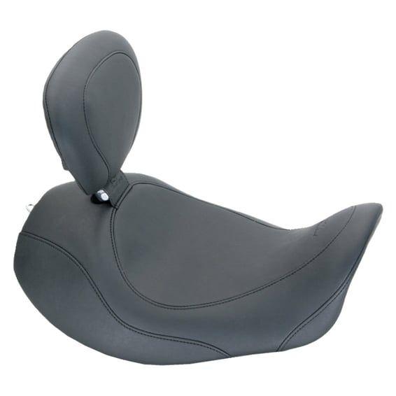 Wide Tripper Forward solo seat. With rider backrest