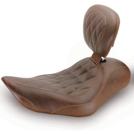 Wide Tripper solo seat. With rider backrest