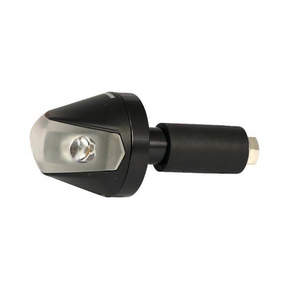 Jewel, in-bar LED turn signal. Clear lens