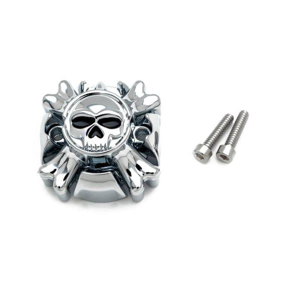 Repl. Zombie end cap kit chrome