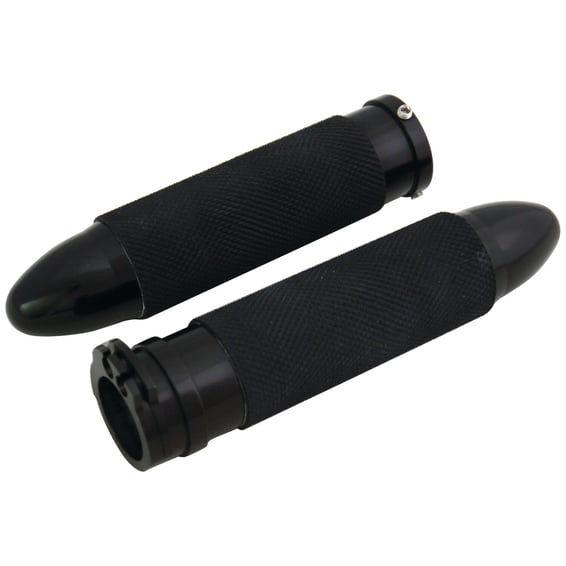 Handlebar grip set, Bullet. Black