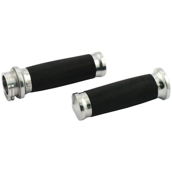 Handlebar grip set, Caliber. Polished