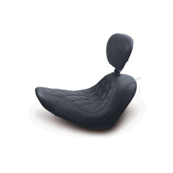 Wide Tripper solo seat. With rider backrest