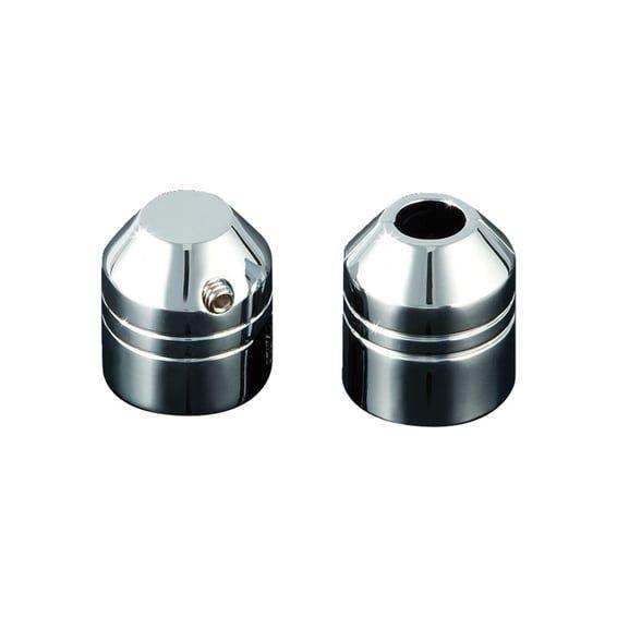 clutch cable ferrule / banjo bolt covers. Chrome