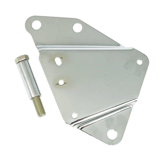 bracket kit, tool box mount. Chrome