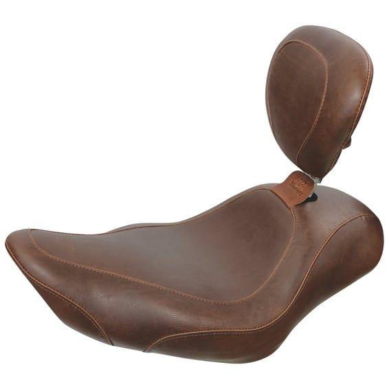 Wide Tripper solo seat. With rider backrest