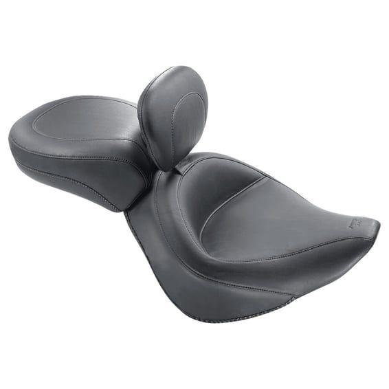 Wide Touring passenger seat. Recessed