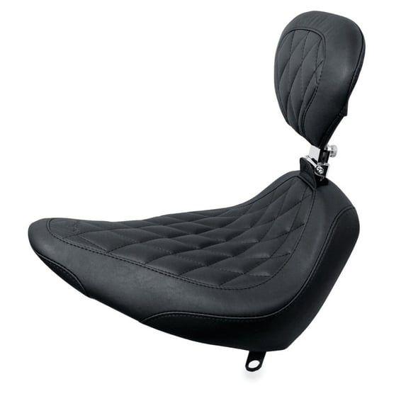 Wide Tripper solo seat. With rider backrest