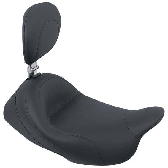 Standard Touring solo seat. With rider backrest