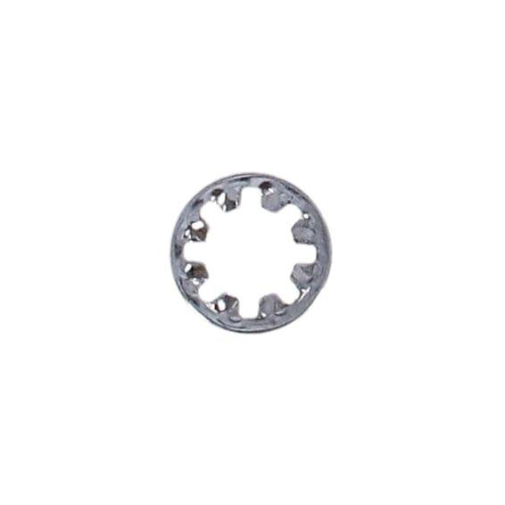 Chrome ext. lockwasher, 1/4 inch - 25 pack
