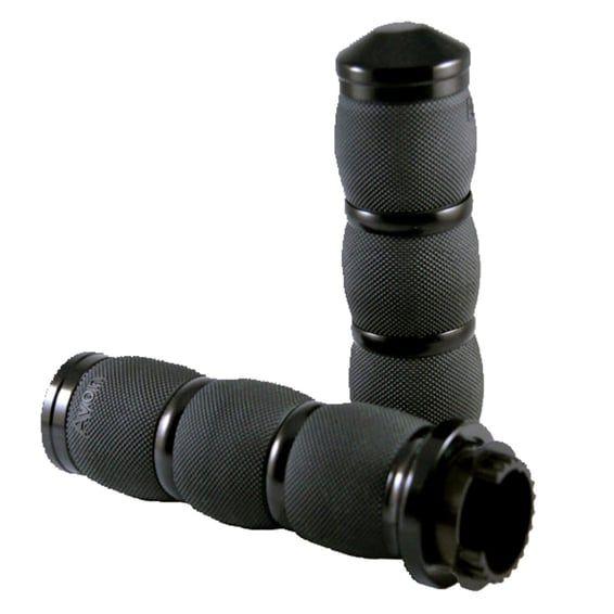 Avon MT Air Cushioned grips black anodized