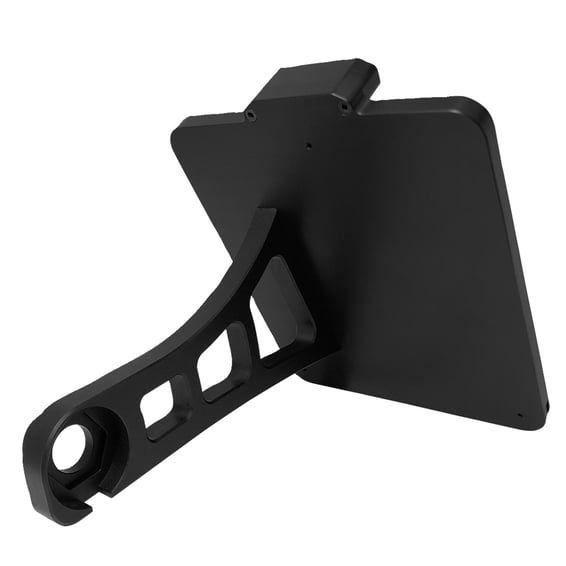 side mount license plate bracket. Black