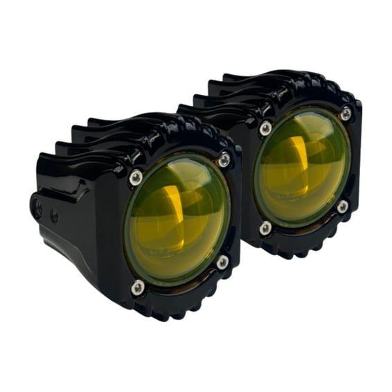 Shark Demon LED Fog Lights. Yellow