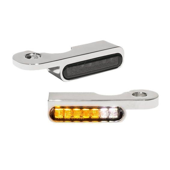 Stripes turn signals. Chrome