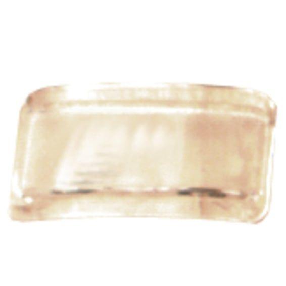 Replacement license plate lens for 55-72 taillight. Clear