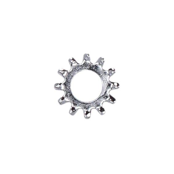 Chrome int. lockwasher, #6 - 25 pack