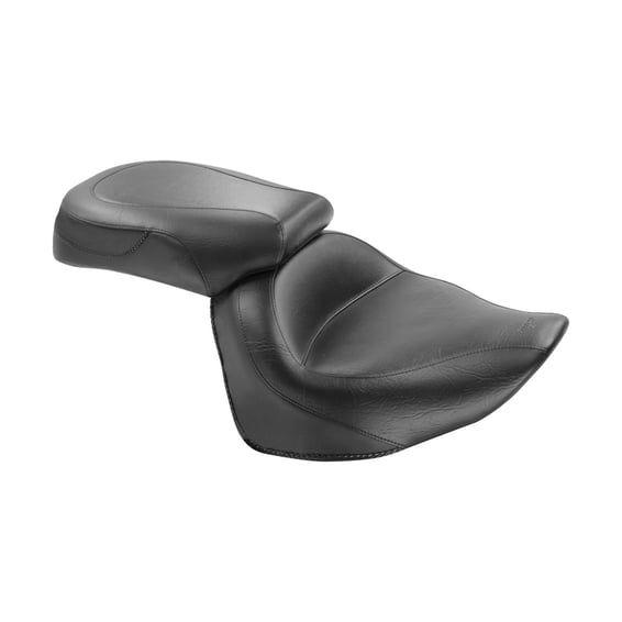 2-p wide touring vintage seat plain black