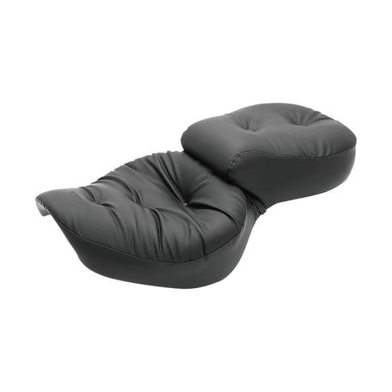 1-piece 2-up wide touring regal seat plain black