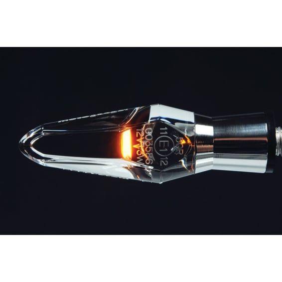 mo.blaze Ice LED turn signals. Polished