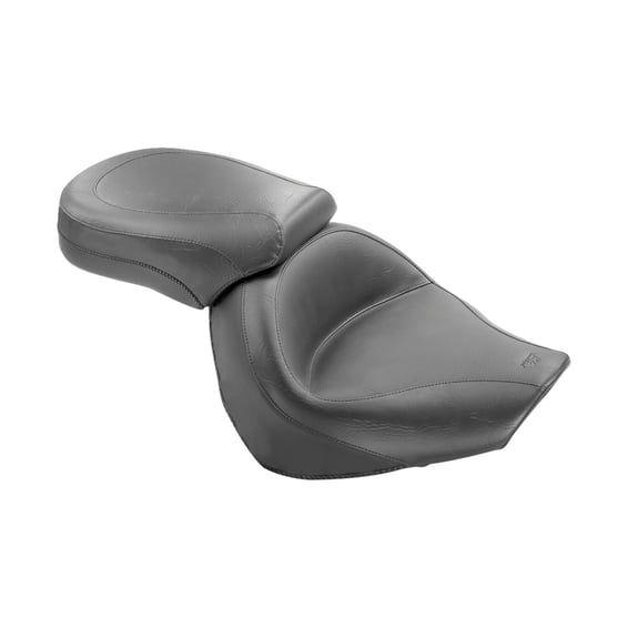 2-p wide touring vintage seat plain black