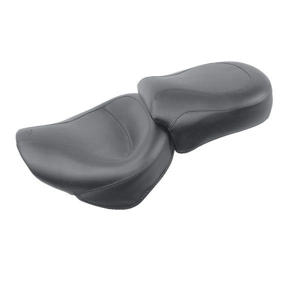 2-p wide touring vintage seat plain black