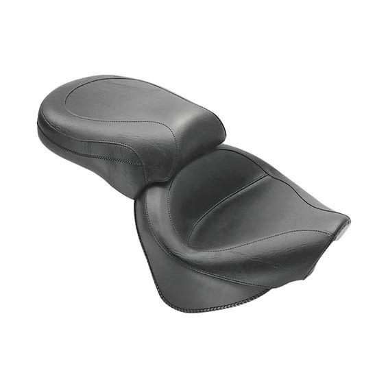 2-p wide touring vintage seat plain black
