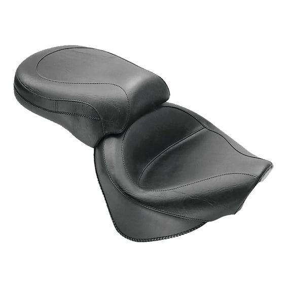 2-p wide touring vintage seat plain black