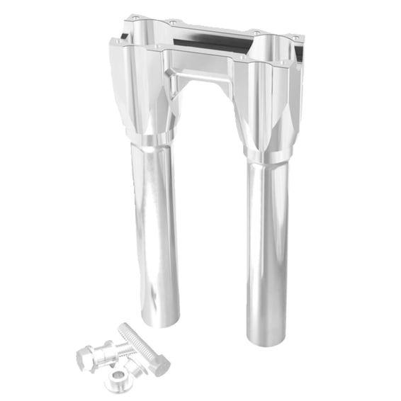 Topless Isolated Straight Risers. 10" rise. Raw