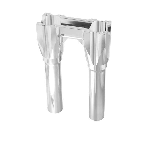 Topless Isolated Straight Risers. 8" rise. Raw