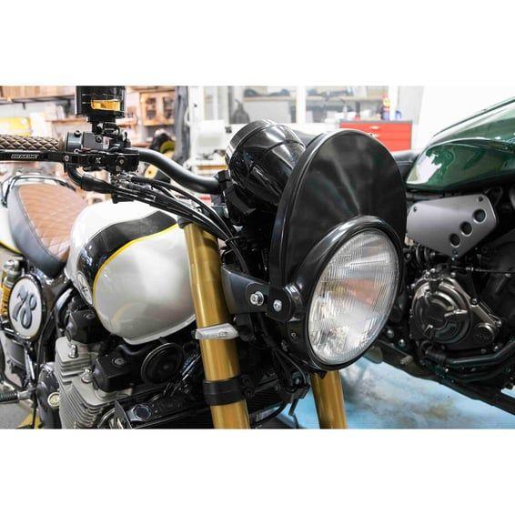 headlight mask black