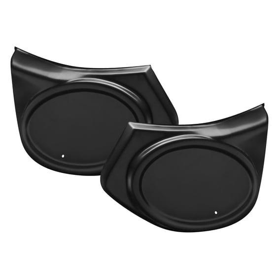 flat track seat number plates. Black