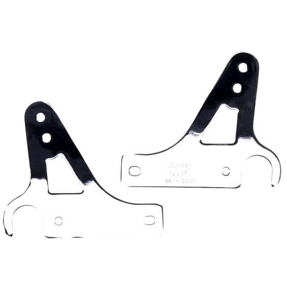 brackets for Wide sissybar. Chrome