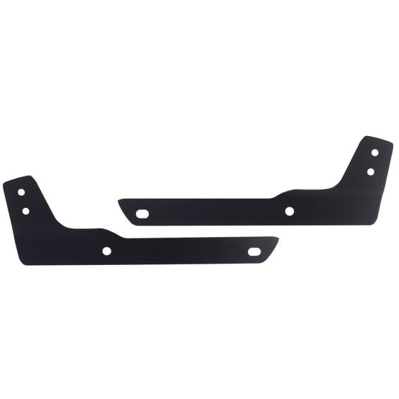 brackets for Wide sissybar. Black