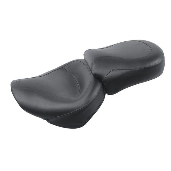 2-p wide touring vintage seat plain black