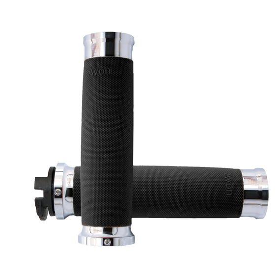Avon custom grips chrome