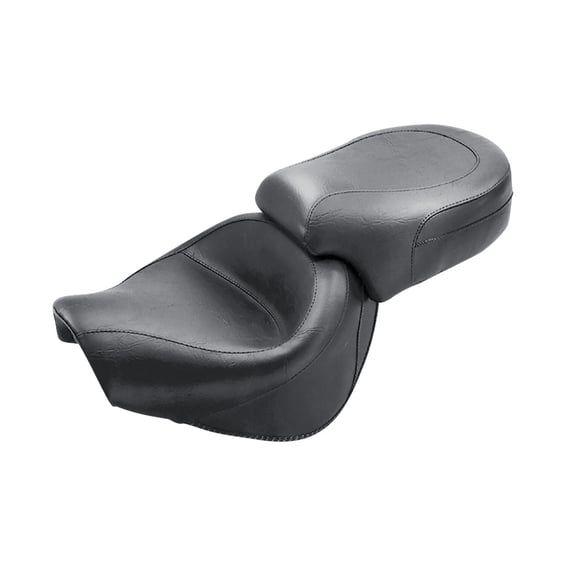 2-p wide touring vintage seat plain black