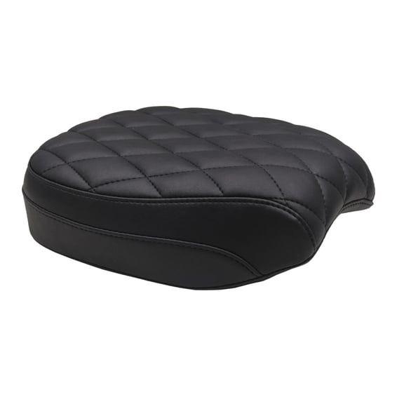 Diamond passenger seat. Black thread