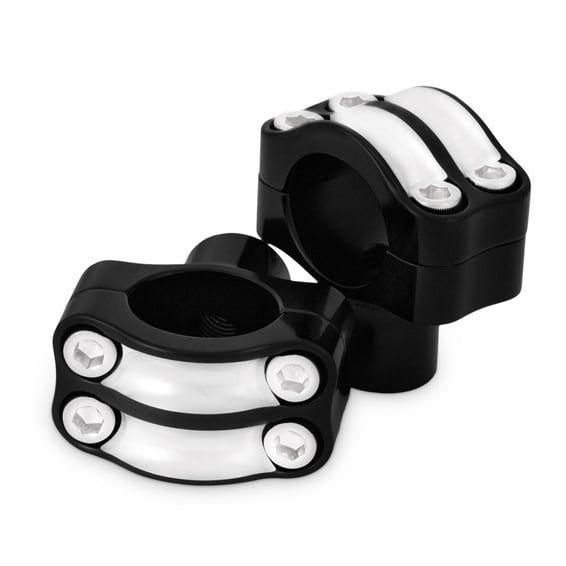 Reaper riser kit. 1.5" high. 8-bolt 2-piece. Black CM