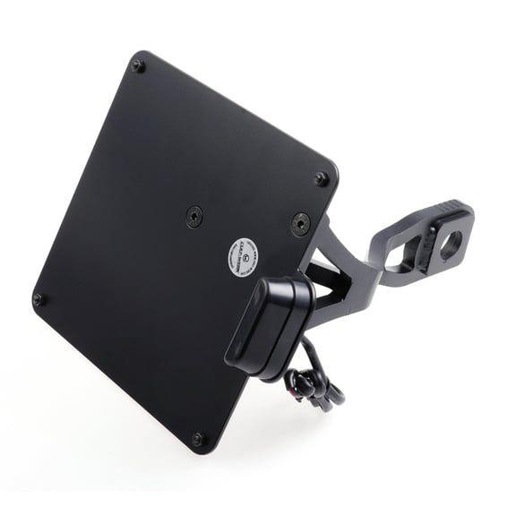 side mount license plate bracket black. IT
