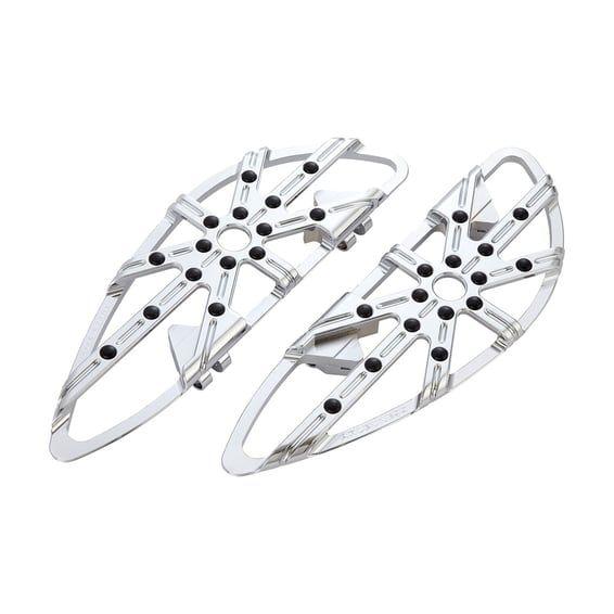 10-gauge rider floorboards chrome