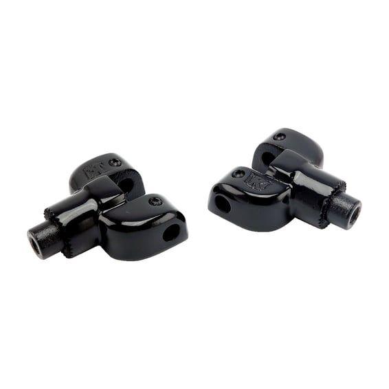 Splined passenger peg/floorboard adapter black
